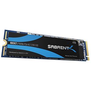 SABRENT M.2 NVMe SSD 4TB Internal Solid State 3450MB/s Read, PCIe 3.0 X4 2280, M2 Hard Drive High Performance Compatible with PCs, NUCs Laptops, and Desktops (SB-ROCKET-4TB)