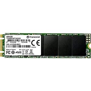 Transcend MTS820S 480 GB M.2 2280 SATA III 6 Gb/s Internal Solid State Drive (SSD) 3D TLC NAND (TS480GMTS820S)