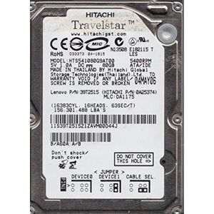 HTS541080G9AT00, PN 0A25374, MLC DA1175, Hitachi 80GB IDE 2.5 Hard Drive