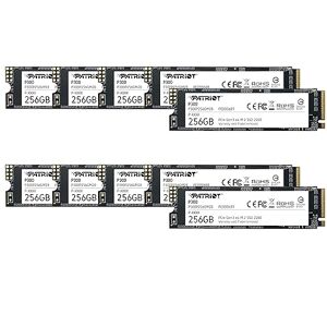 Patriot Memory Patriot P300 256GB Internal SSD - NVMe PCIe Gen 3x4 - M.2 2280 - Solid State Drive - 10 Pack