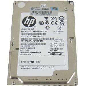 Hpe HP 652611-B21-300GB 6G SAS 15K 2.5in SC ENT HDD