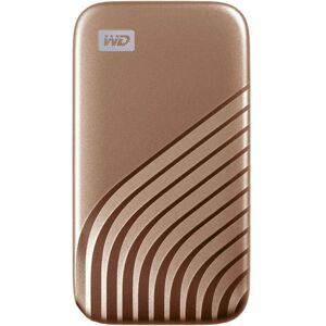 WD My Passport Portable External SSD - 2 TB, Gold, Gold