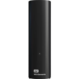 WD Elements External Hard Drive - 10 TB, Black, Black