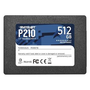Patriot P210 SSD 512GB SATA 2.5" Internal Solid State Drive - P210S512G25