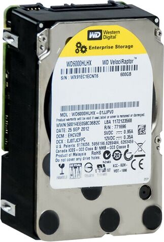 Refurbished: WD VelociRaptor WD6000HLHX 600GB 10000 RPM 2.5” SATA II