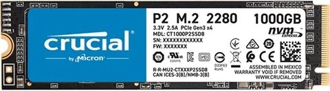 Refurbished: Crucial P2 2280 1TB SATA M.2