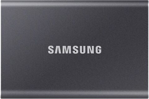 Refurbished: Samsung T7 Portable SSD 500GB USB-C - Grey