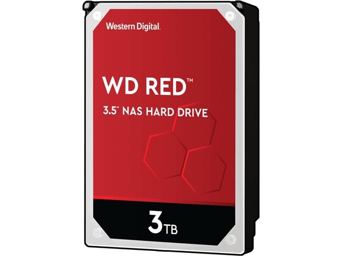 Western Digital Disco Interno WESTERN DIGITAL Red (3.5" - 3000 GB - SATA III)