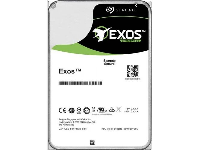 Seagate Disco HDD Interno SEAGATE Exos X16 (16 TB - SAS - 7200 RPM)