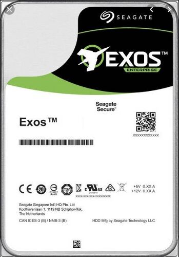 Seagate Disco HDD Interno SEAGATE Exos X (16 TB - SAS - 7200 RPM)