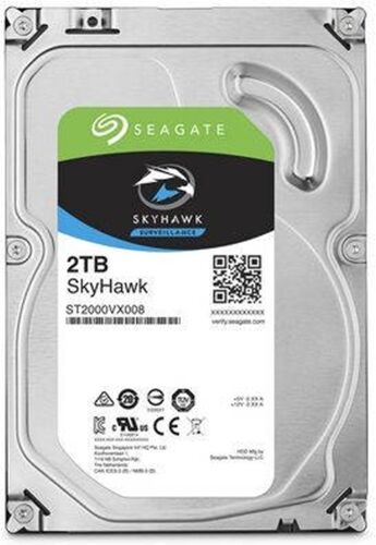 Seagate Disco HDD Interno SEAGATE Skyhawk (2 TB - SATA)