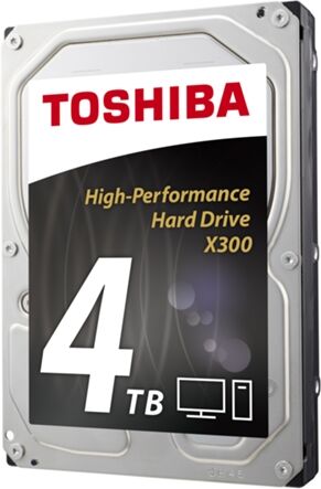 Toshiba Disco HDD Interno TOSHIBA X300 (4 TB - SATA - 7200 RPM)