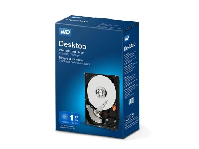 Western Digital Disco HDD Interno WESTERN DIGITAL Everyday (1 TB - SATA - 7200 RPM)