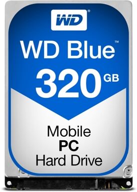 Western Digital Disco HDD Interno WESTERN DIGITAL Blue PC Mobile (320 GB - SATA - 5400 RPM)