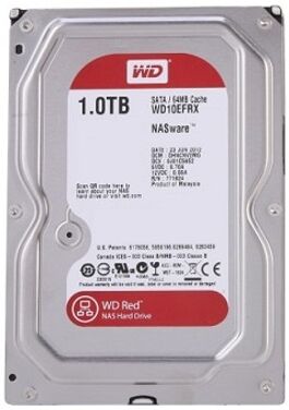 Western Digital Disco HDD Interno WESTERN DIGITAL WD10EFRX (1 TB - SATA - 5400 RPM)