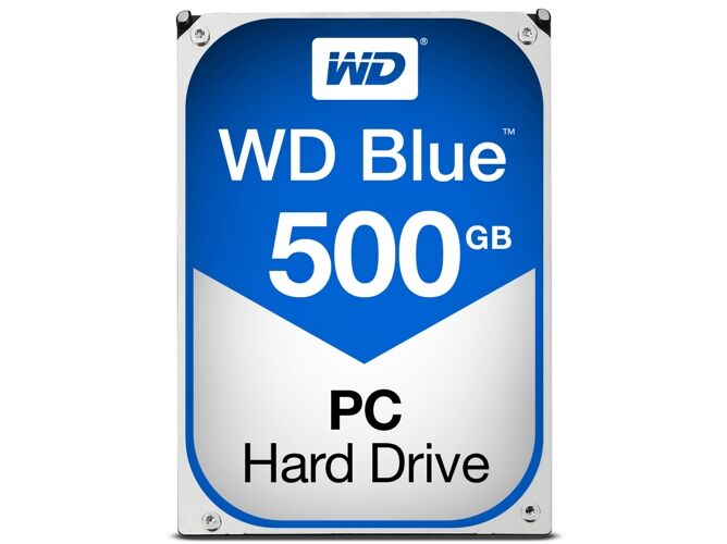 Western Digital Disco HDD Interno WESTERN DIGITAL Blue 3.5" 500GB 7200 RPM III (500 GB - SATA - 7200 RPM)
