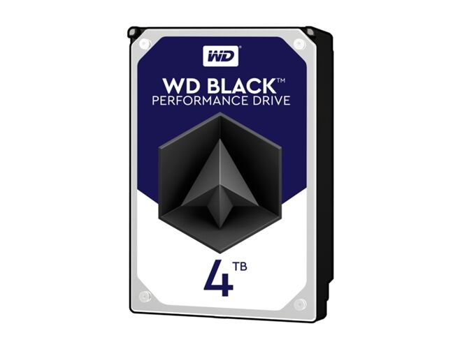 Western Digital Disco HDD Interno WESTERN DIGITAL Black (4 TB - SATA - 7200 RPM)