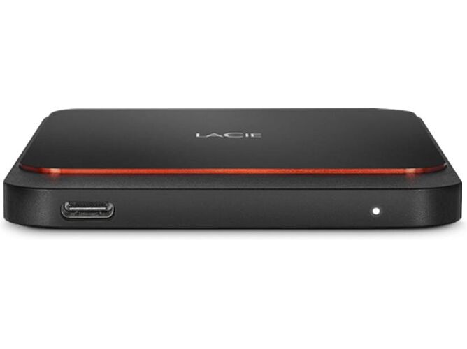 LaCie Disco SSD LACIE STHK500800 (500 GB - Negro y Naranja)