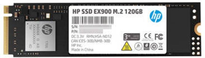 HP Disco SSD Interno HP EX900 (120 GB - M.2 PCI-Express - 1900 MB/s)