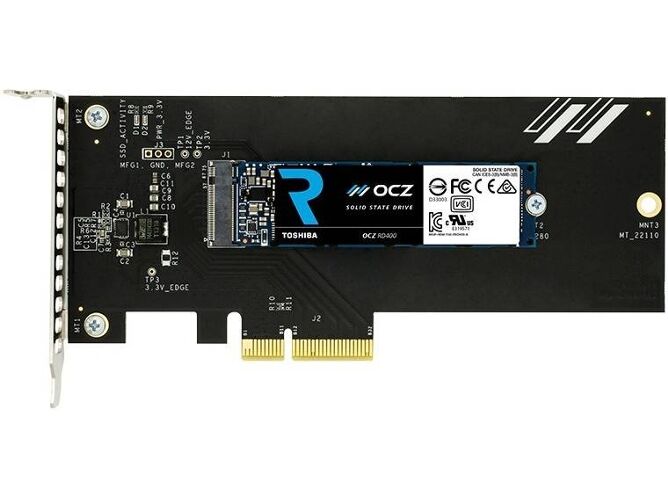 OCZ Disco SSD Interno OCZ 512 GB Aic Revodrive 400 (512 GB - M.2 PCI-Express - 2600 MB/s)