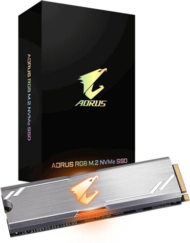 Gigabyte Disco SSD Interno GIGABYTE Aorus RGB (256 GB - M.2 PCI-Express - 3100 MB/s)