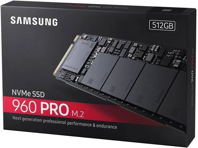 Samsung Disco SSD Interno SAMSUNG 512 GB 960 Pro M2 PCIE (1 TB - M.2 PCI-Express - 3500 MB/s)