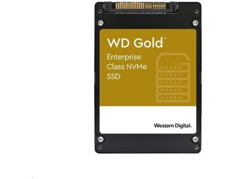 Western Digital Disco SSD Interno WESTERN DIGITAL WD Gold (4 TB - U.2 - 3100 MB/s)