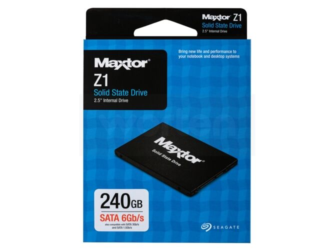 Maxtor Disco SSD Interno MAXTOR Z1 YA240VC1A001 (240 GB - SATA - 540 MB/s)