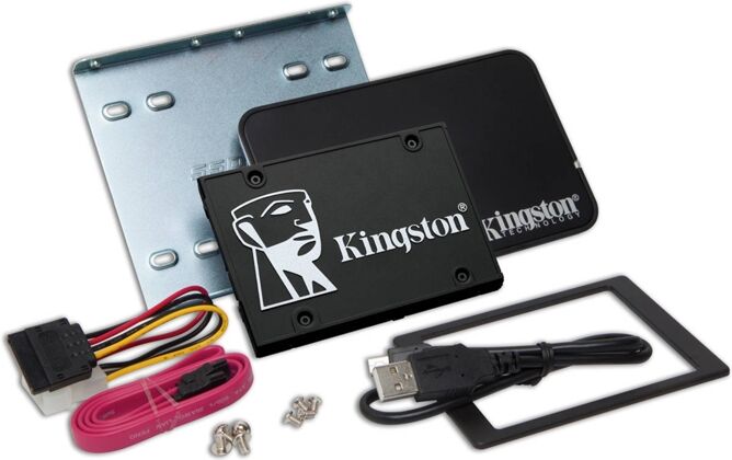 Kingston Disco SSD Interno KINGSTON KC600 UpKit (512 GB - SATA - 550 MB/s)