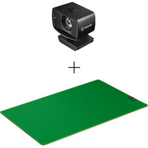 Elgato Webcam »Bundle Green Screen Mouse Mat, Facecam«, Full HD schwarz Größe