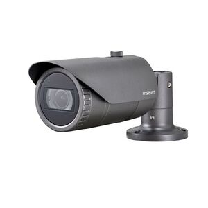 Hanwha Techwin IP-Sicherheitskamera Outdoor Verkabelt Geschoss Decke/Wand Grau 2 mp 1920 x 1080 0.095 Lux IK10 PoE IP66 Micro SD 30fps