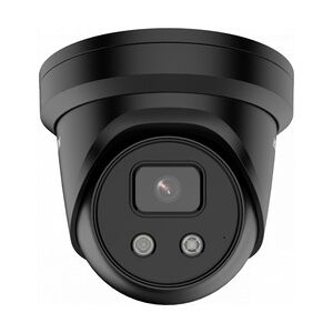 Hikvision DS-2CD2346G2-IU(2.8mm)(C)(BLACK) 4MP AcuSense Darkfighter IP Turret Kamera mit Mikrofon