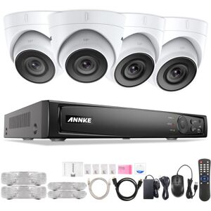 8CH fhd 5MP poe Netzwerk Video Sicherheitssystem 8MP H.265 + nvr Mit 4X 5MP 30m Farbe Nachtsicht Wasserdichte wifi ip Kamera - ohne Festplatte - Annke