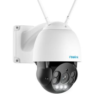 Reolink 5MP PTZ WLAN Kamera Aussen, 5X Optischer Zoom, 60m Vollfarb-Nachtsicht, 2,4/5GHz Überwachungskamera mit Personen-/Fahrzeugerkennung,