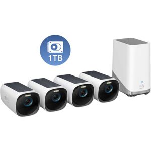 eufyCam S330 (eufyCam 3) 4-Cam Kit + 1TB Festplatte