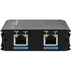 Abus 2 Port PoE Repeater PoE+ Ethernet bis 300 m Verstärker IP Kameras ITAC10200