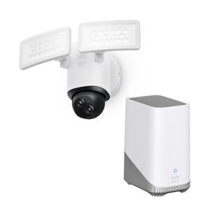 Anker eufy E340 Überwachungskamera 3K Floodlight Dual-Cam Outdoor + Homebase 3