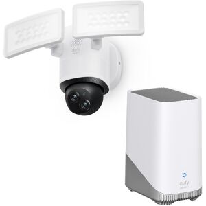 Anker eufy E340 Überwachungskamera 3K Floodlight Dual-Cam Outdoor + Homebase 3