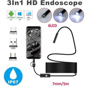 Marx Delivery 1080p Hd 7mm Mit 8 Led 1/2/3,5/5m Kabel Wasserdichte Hd Wifi Endoskop Inspektionskamera Android Ios Mini Wifi Kamera Auto Inspektion Endoskopisch