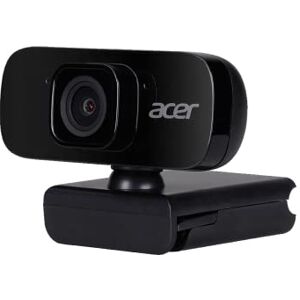 Acer FHD Webcam (2 Megapixel, 30 FPS, integriertes Mikro, kompatibel mit Win, Linux, Mac und Android) schwarz