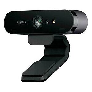 Logitech® Webcam ConferenceCam BRIO, 4K UHD, 5-fach Zoom, Winkel einstellbar, Autofokus, 2 Mikrofone, Blende & Clip