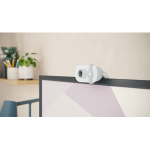 Logitech BRIO 100 Webcam Weiß 1920 x 1080 USB-A Kabelgebunden