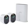 ARLO Überwachungskamera "Ultra 2 Spotlight Kabelloses 4K-UHD-Überwachungssystem mit Kamera" Überwachungskameras schwarz-weiß (weiß, schwarz) Smart Home Sicherheitstechnik