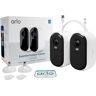 ARLO Smart Home Kamera "ESSENTIAL 2K Outdoor 2-Pack" Überwachungskameras schwarz (schwarz, weiß) Schalten