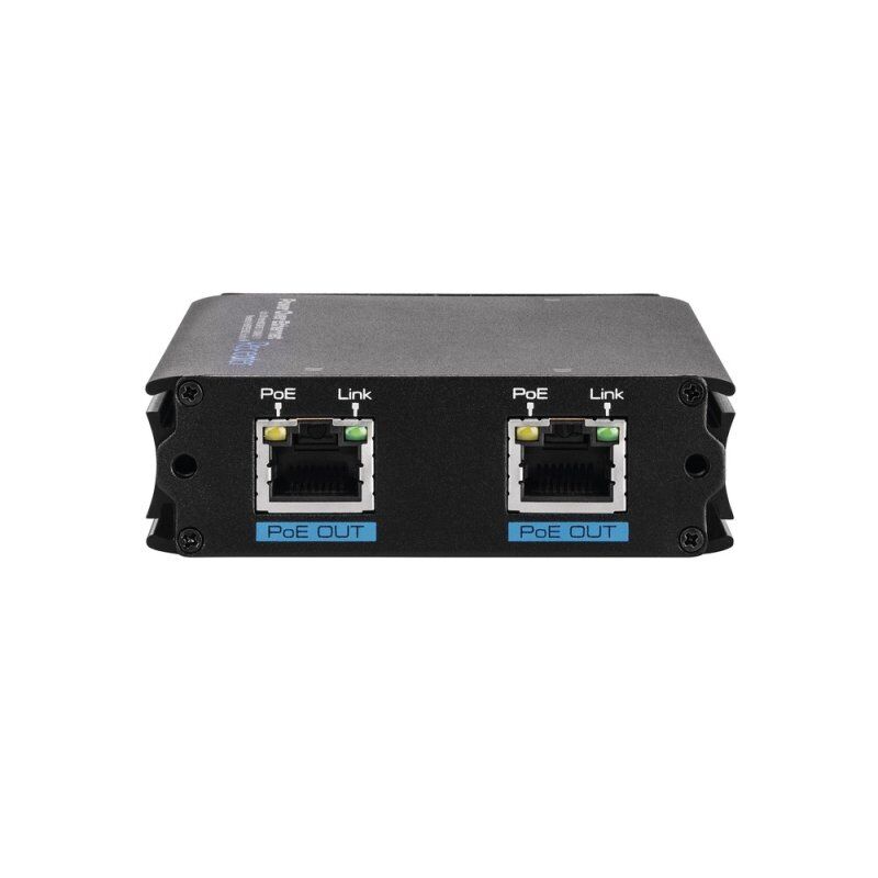 ABUS 2 Port PoE Repeater PoE+ Ethernet bis 300 m VerstÃ¤rker IP Kameras ITAC10200
