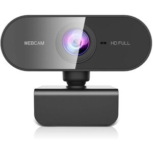 Nördic USB Webcam Fuld HD 1080p 30FPS med mikrofon drejelig 360grader base og 45 grader tilt 2MP