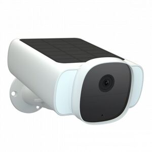 Sikkerthjem Solcellekamera Overvågningskamera Hvid - S7Pro