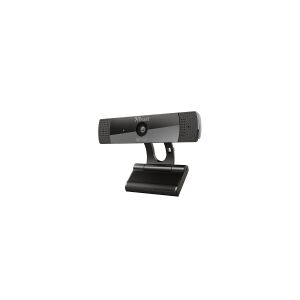 Trust Computer Products Trust GXT 1160 Vero Streaming Webcam - Live streaming-kamera - farve - 8 MP - 3840 x 2160 - 1080p - fast brændvidde - audio - USB