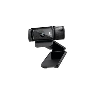 Logitech HD Pro Webcam C920 - Webcam - farve - 1920 x 1080 - lyd - USB 2.0 - H.264