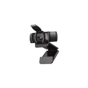 Logitech®   HD Pro Webcam C920S - Webcam - farve - 1920 x 1080 - lyd - USB